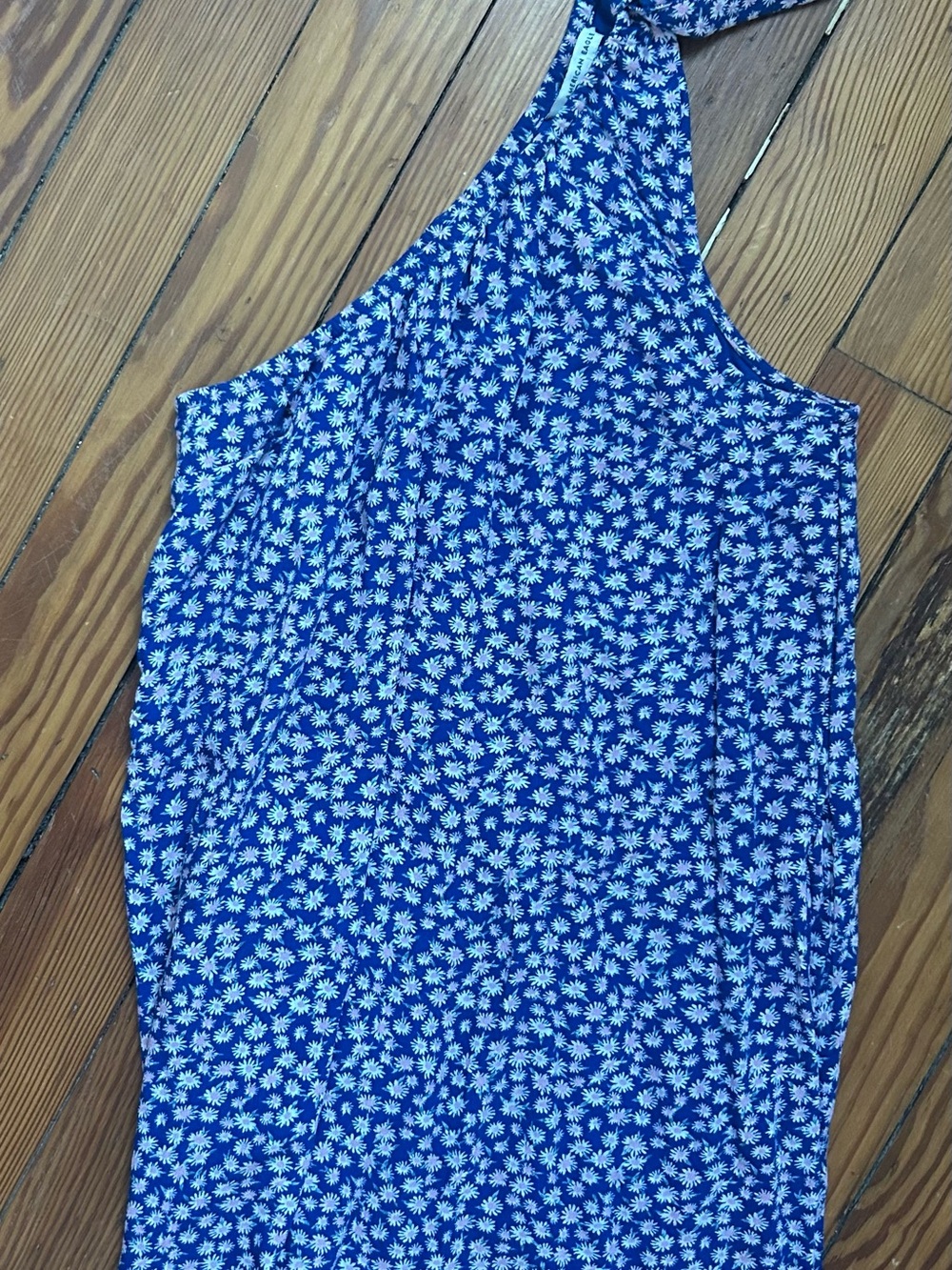 AEO Blue Floral One-Shoulder Women’s dress